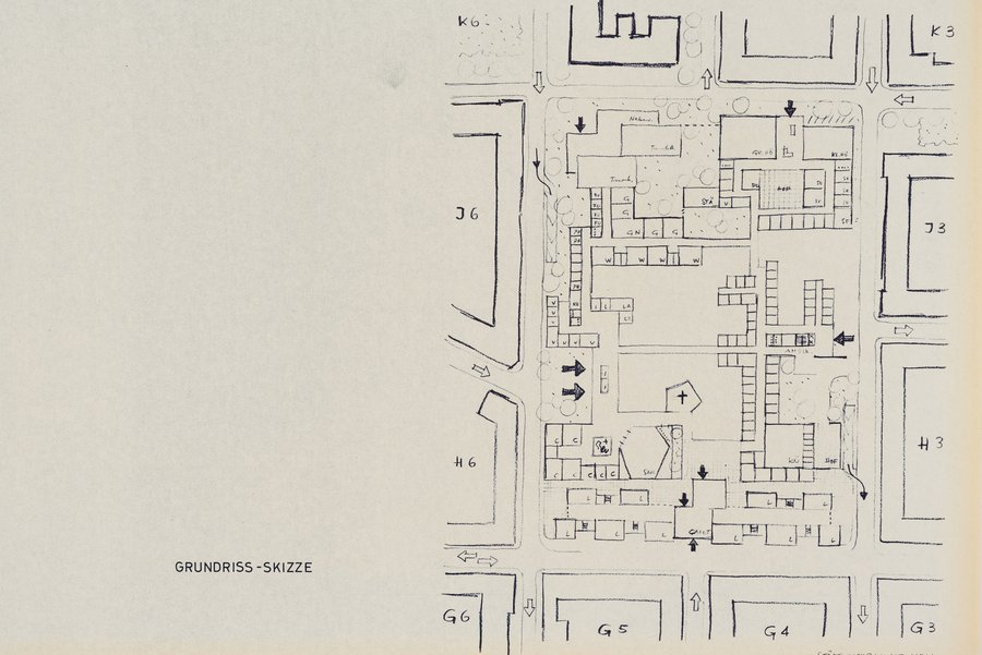 Stadplan-Skizze